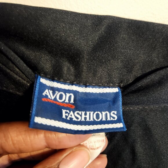 Avon Fashions | Women's Vintage Classic Black Midi Length Skirt (Size 17/18) - Picture 2 of 8